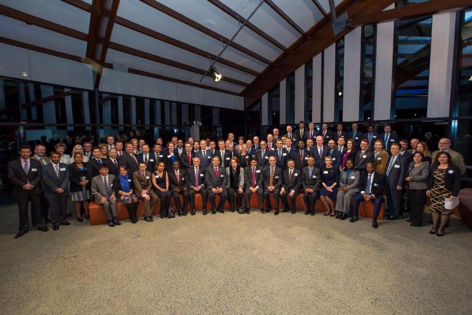 Heads of Mission at the UQ Ambassadorial Reception and Dinner