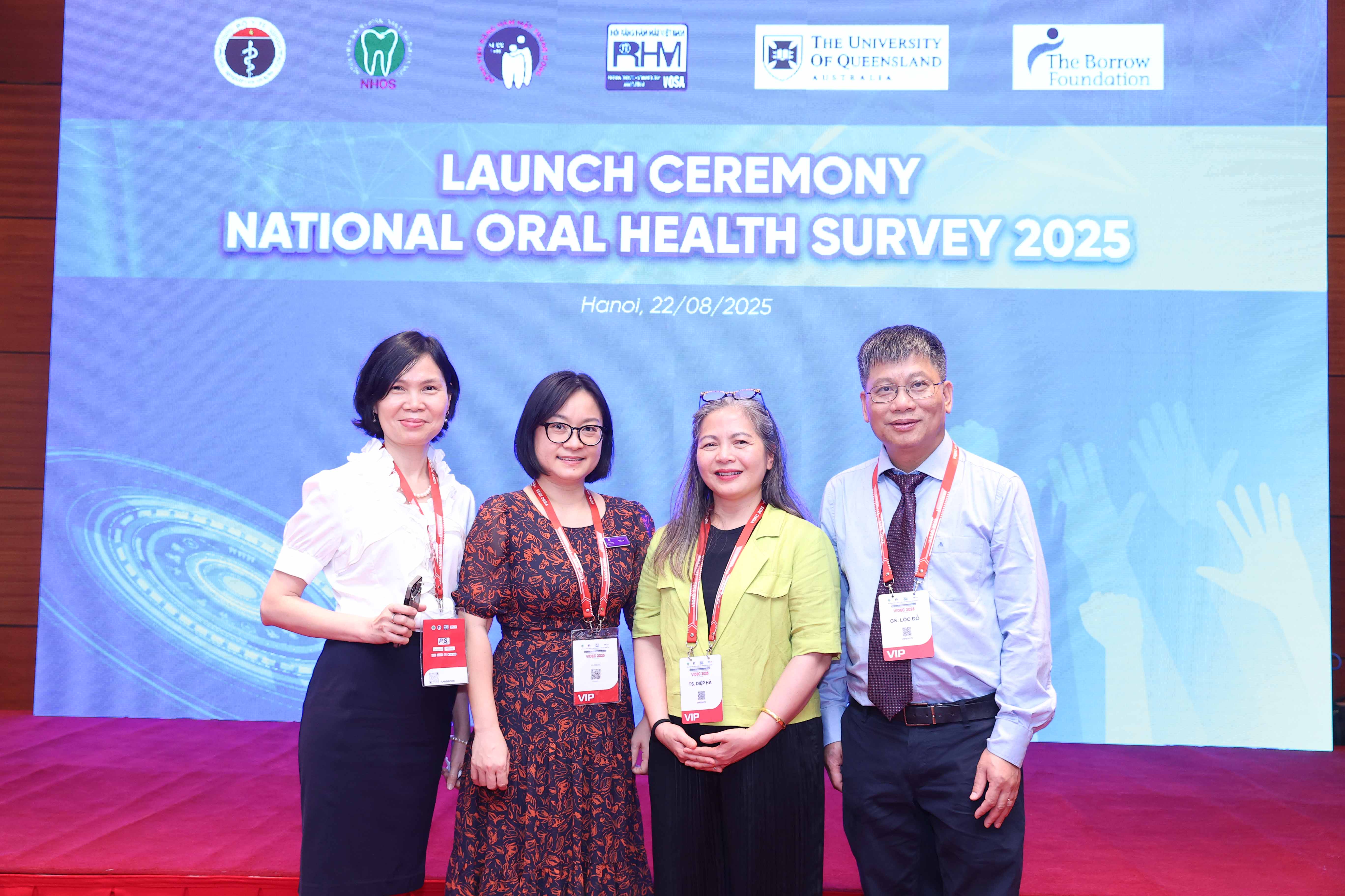 Dr An Dao, Dr Thu Le, Dr Diep Ha, and Professor Loc Do
