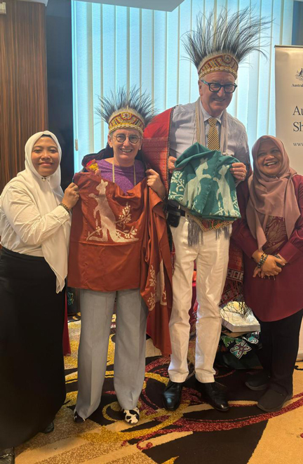 Ibu Tity Iriani Datau with Australia Awards Indonesia course leads