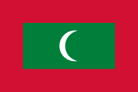 Flag of the Maldives