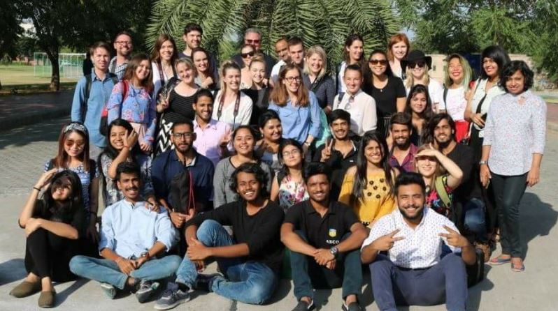 UQ students in Jaipur