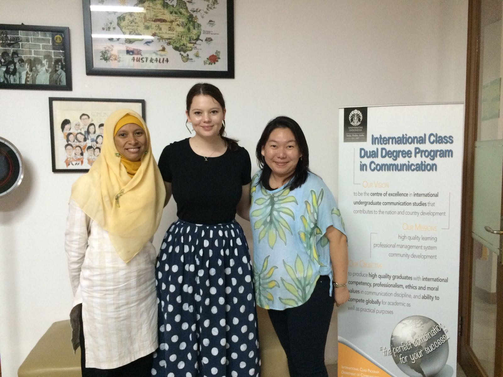 Ruby Wallace at Universitas Indonesia