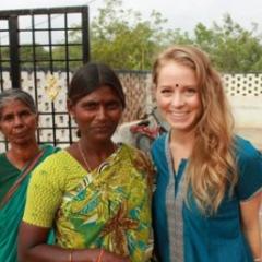 UQ student in India on nursing and midwifery placement