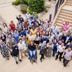 Group photo of 2021 Sponsored Students Farewell. 