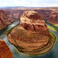 Horseshoe Bend in Arizona, USA.