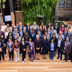 Group photo of UQ-IITD Symposium attendees