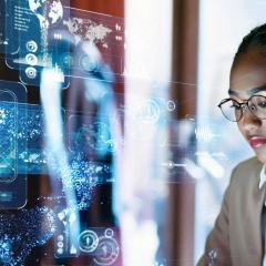 Women with tech