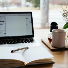 Studying from home image