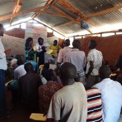 Meeting in a shed