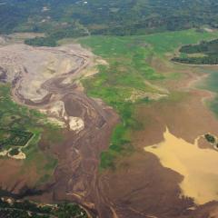 Aerial view of South Sulawesi, Indonesia
