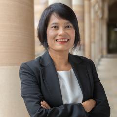 Binh Nguyen in the great court of UQ St Lucia