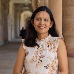 Nitika Mishra Pokhrel in the Great Court 
