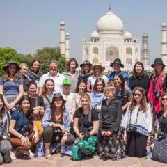 UQ students and staff in India in 2015