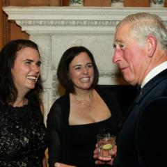 The Prince of Wales hosted a reception and dinner for the group