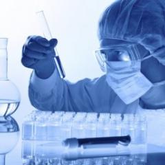 Scientist in lab