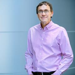 Professor Visscher in purple shirt European honour for Dutch-born Aussie scientist