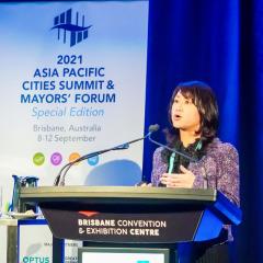 Dr Monica Chien presented her research with Ichikawa City, Japan at the 2021 APCS. 