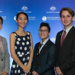 Four New Colombo Plan scholars forging links in the Indo-Pacific